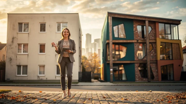 Investisseuse choisissant entre bien standard et atypique pour revendre vite un appartement