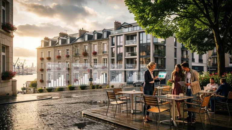 Suivi du délai de vente de dix biens immobiliers à Brest dans le quartier gagnant en six mois