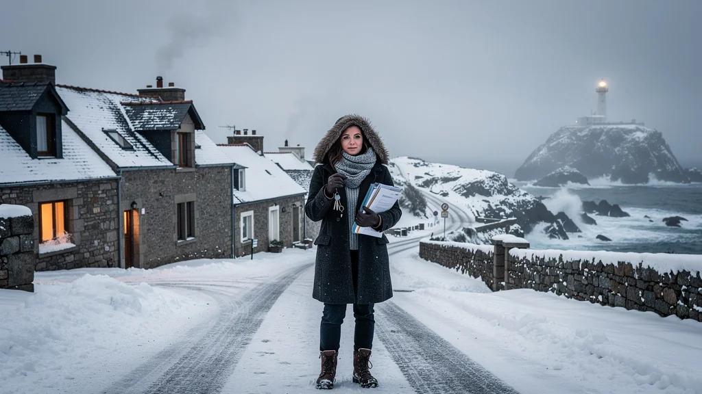 Lancement d'une première revente immobilière en hiver finistérien avec deux mois de délai supplémentaires