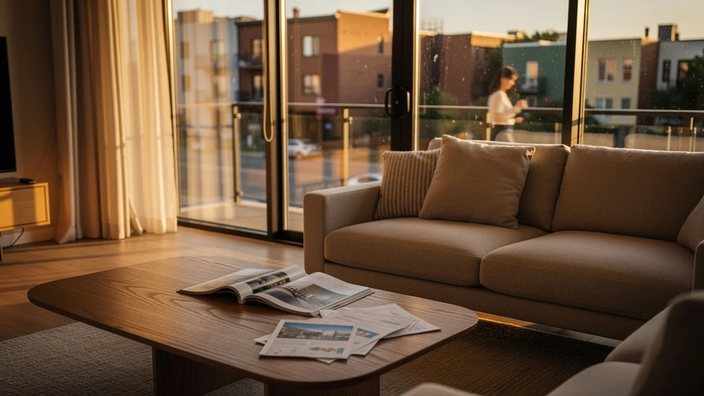 Appartement moderne lumineux illustrant l’émotion de craquer sans comparer aux ventes récentes du quartier