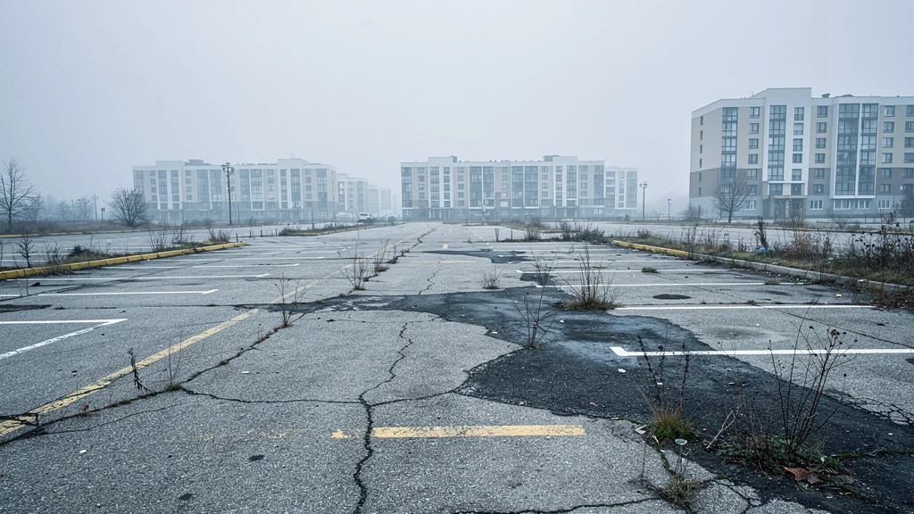 Parking vide acheté trop loin des logements, jamais loué en deux ans, ambiance froide et abandonnée
